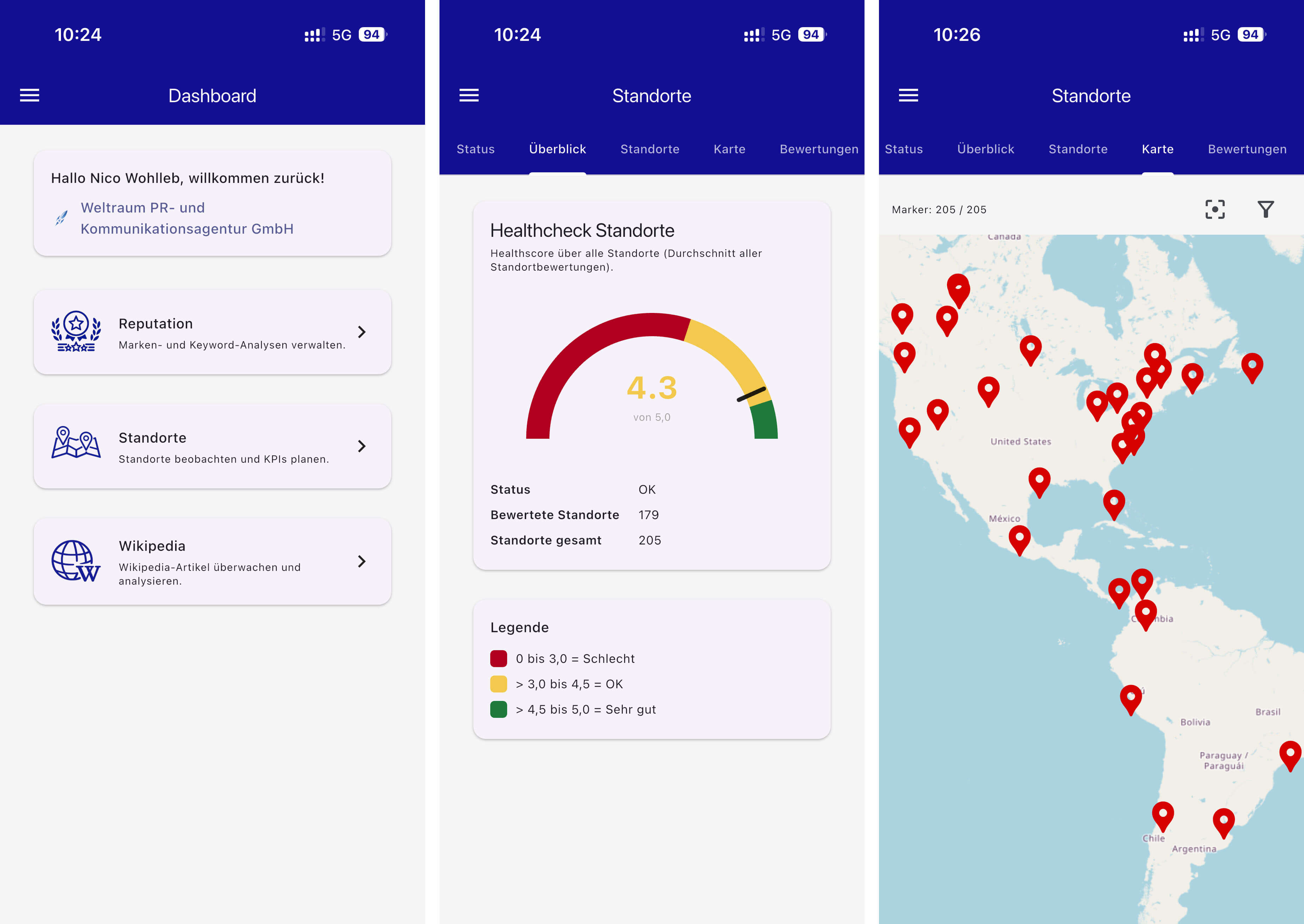 Data Optimizer - Screenshots aus der iOS App